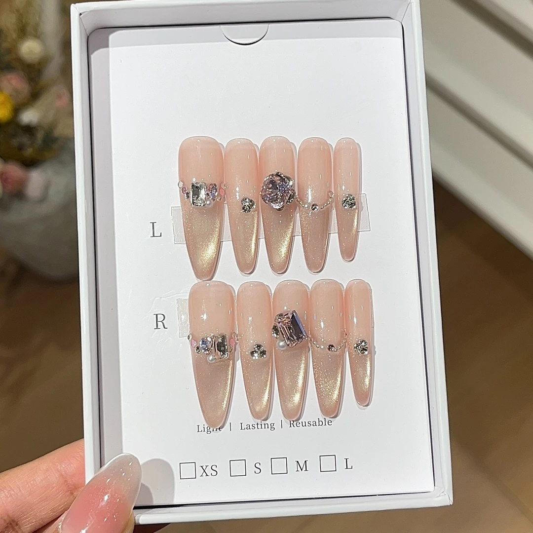 夕瑶细狗超长梯穿戴甲
