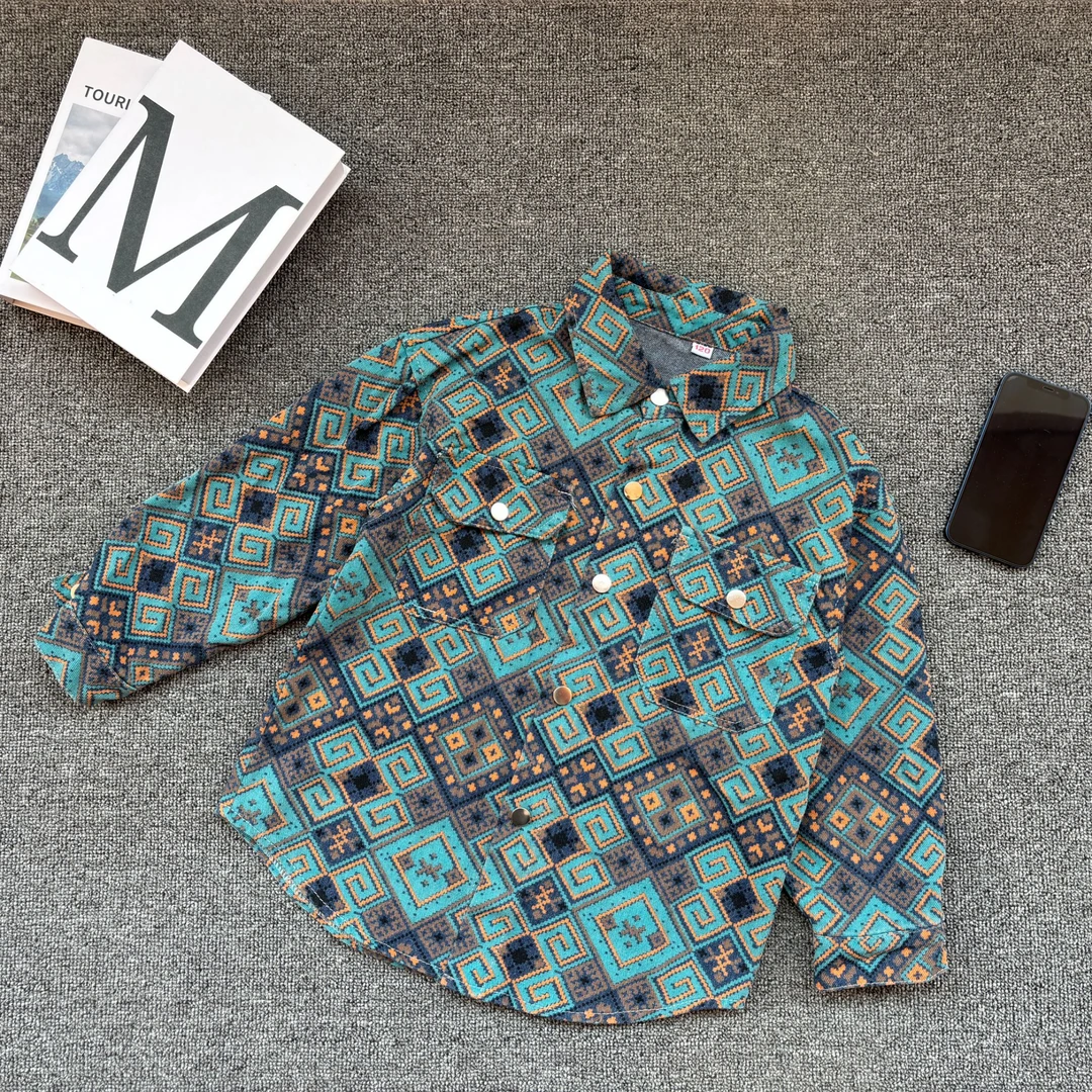 男童秋季儿童春装春款2024春秋新款中大童男孩酷帅牛仔春季衣服潮