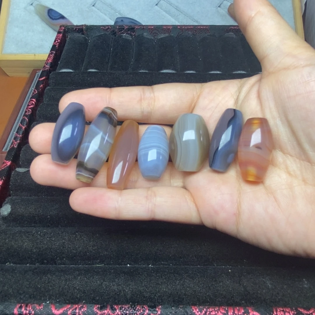 A***r玛瑙/玉髓未镶嵌颈饰玛瑙天珠