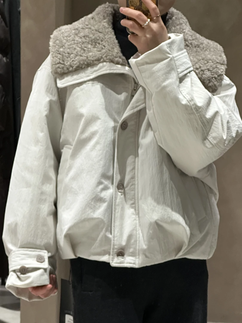 【木朴素羽绒服1】常规款短款休闲女装派克羽绒服9739