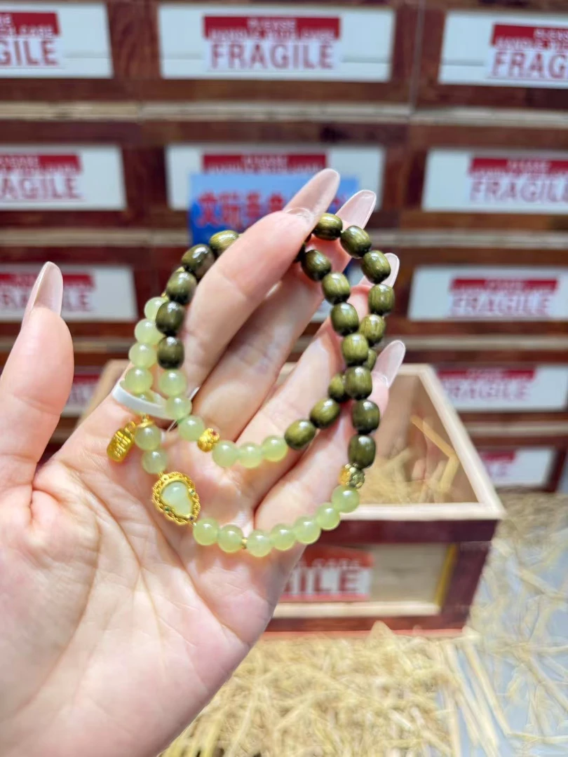 阴沉金丝楠双圈手串