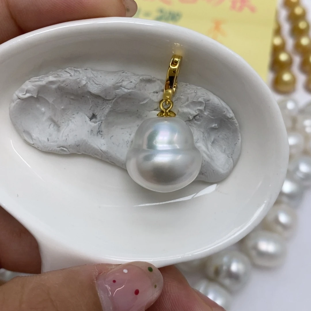 海水珍珠裸珠16.5