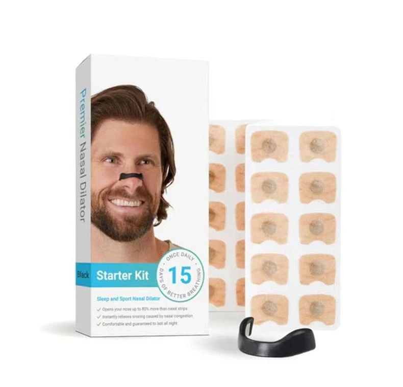 防打鼾外置磁吸鼻腔呼吸扩张鼻贴片男女士鼻孔通气睡眠打鼾扩鼻呼