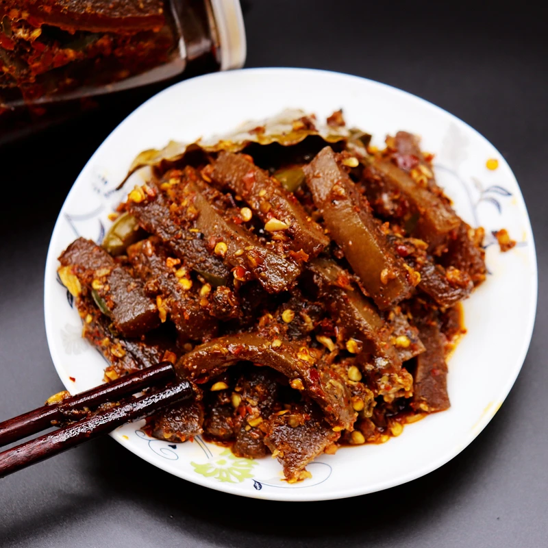 马荣平云南特产清真风味牛蹄筋小零食开袋即食牛皮