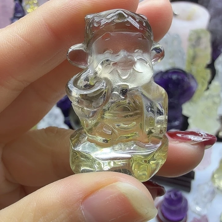 水晶未镶嵌珠宝半成品