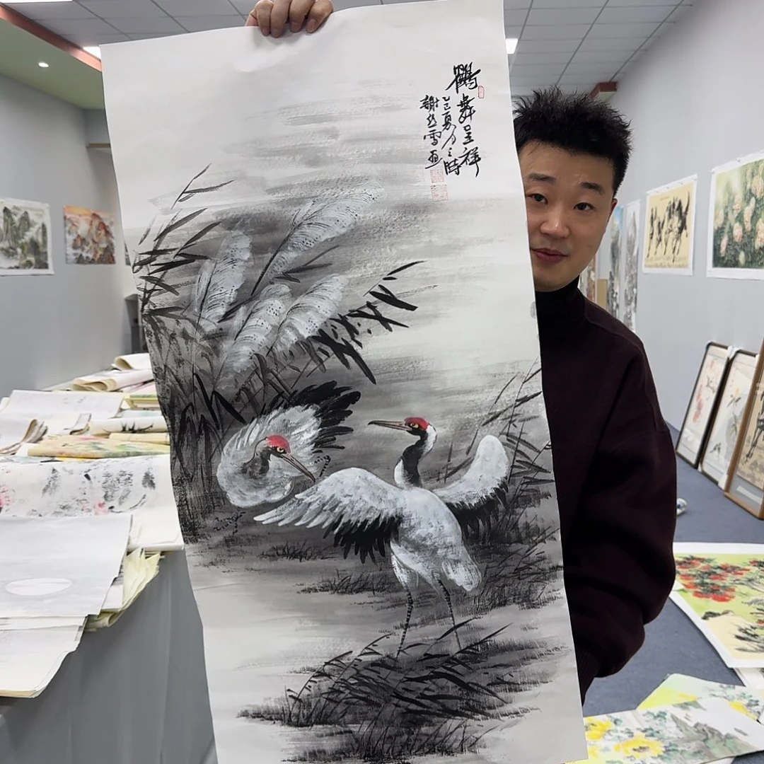 国画国画作品宣纸纯手绘