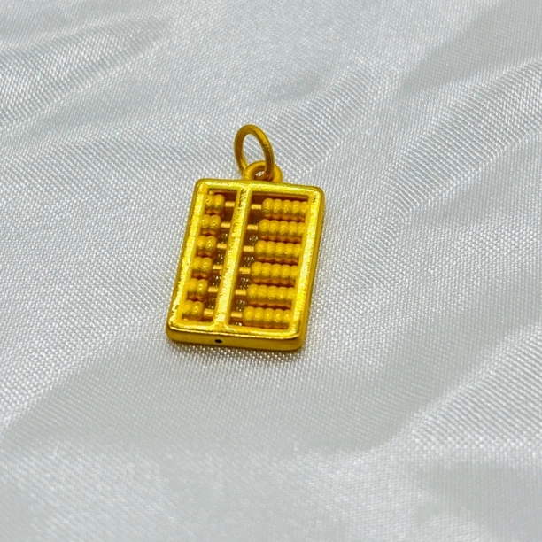 足金饰品/古法算盘圆扣/1.44/1A5F2017/Q