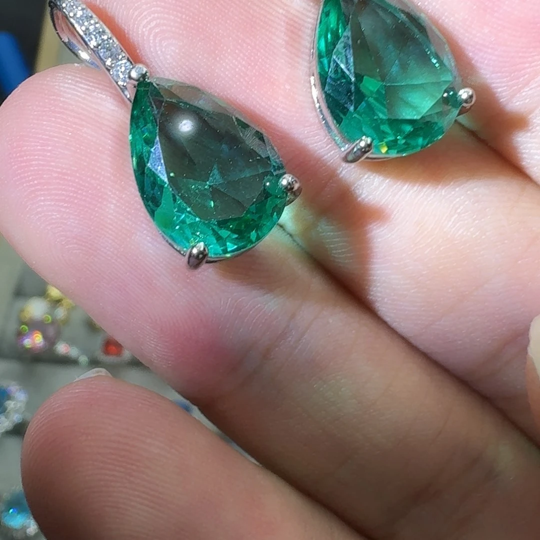 托帕石戒指银S925镶嵌