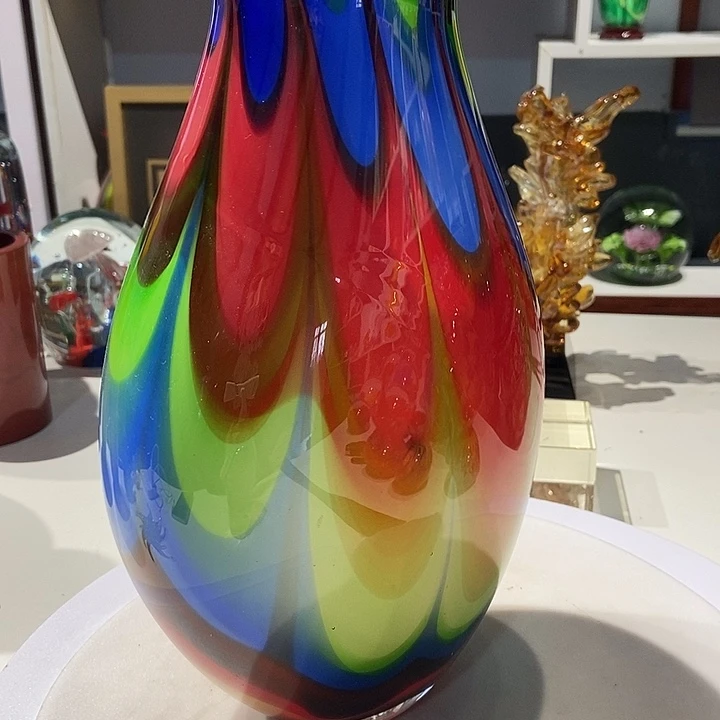 琉璃纯手工琉璃花瓶