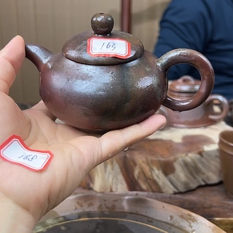 A***l戬谷龙窑柴烧茶壶163
