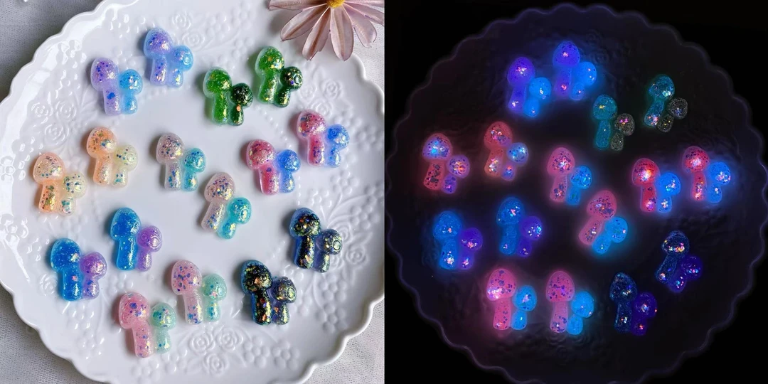 M5031优品蘑菇双色diy手工制作配件