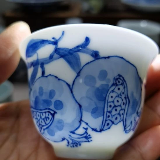 杯张学鸿老师青花