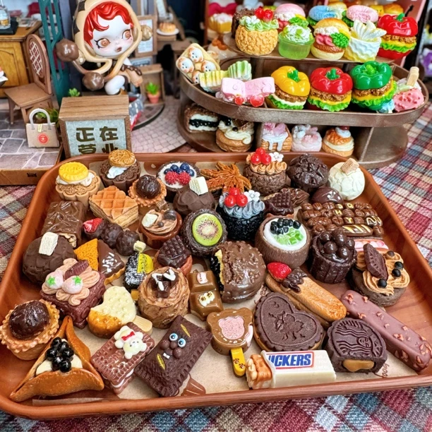 【直播拆 巧克力系列】巧克力食玩  创意diy树脂饰品配件