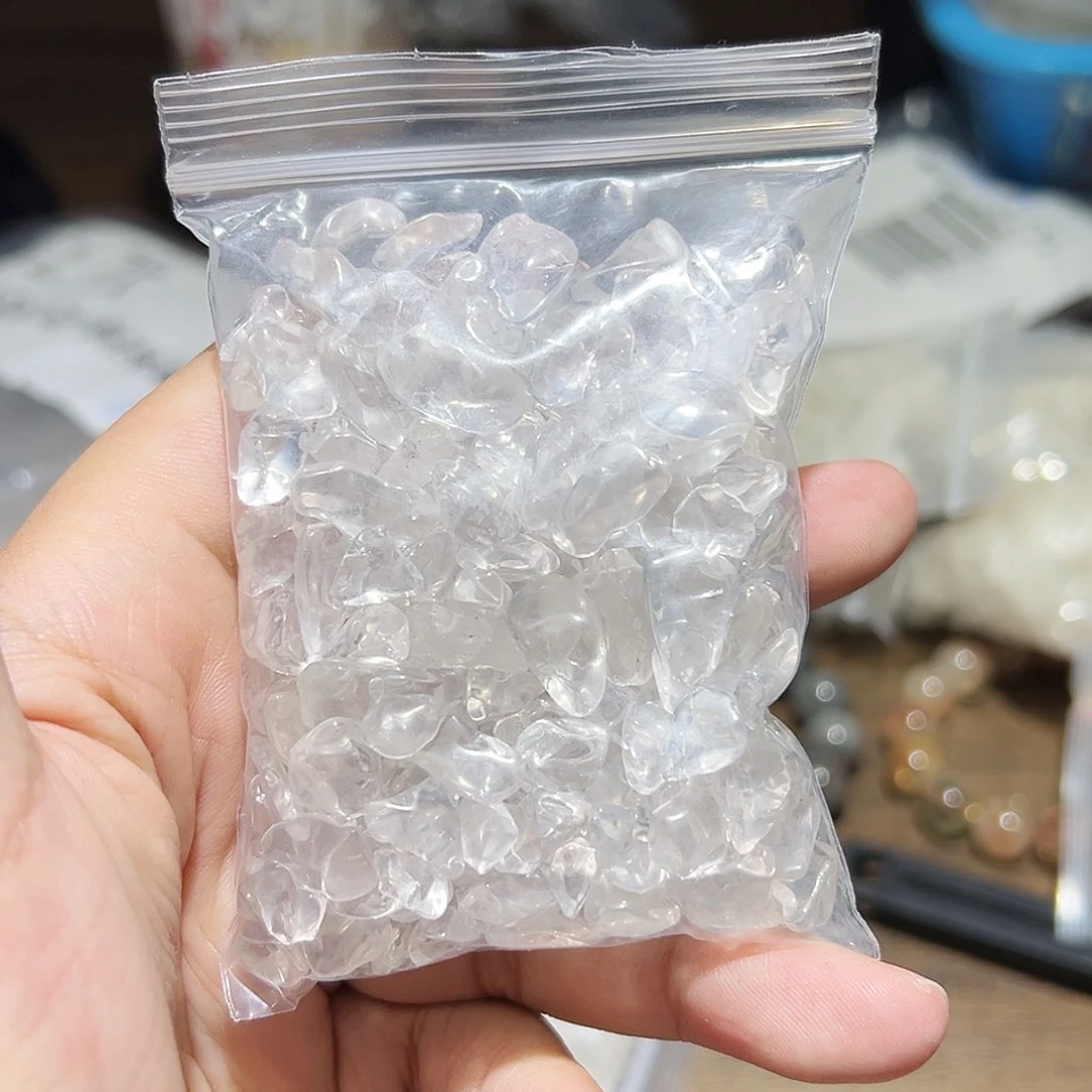 水晶手链未镶嵌喜马拉雅白水晶消磁石34号