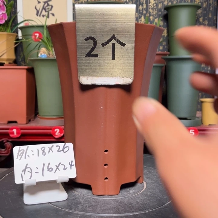 紫砂花盆紫砂花盆