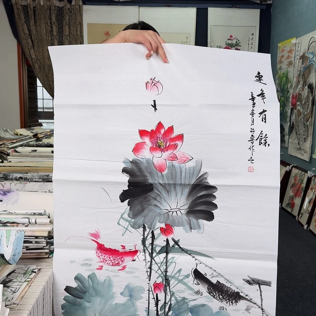 纯手绘国画作品作品