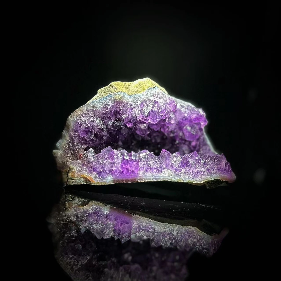 【缪老师严选】SJ1445 紫晶洞摆件 多样性发其一