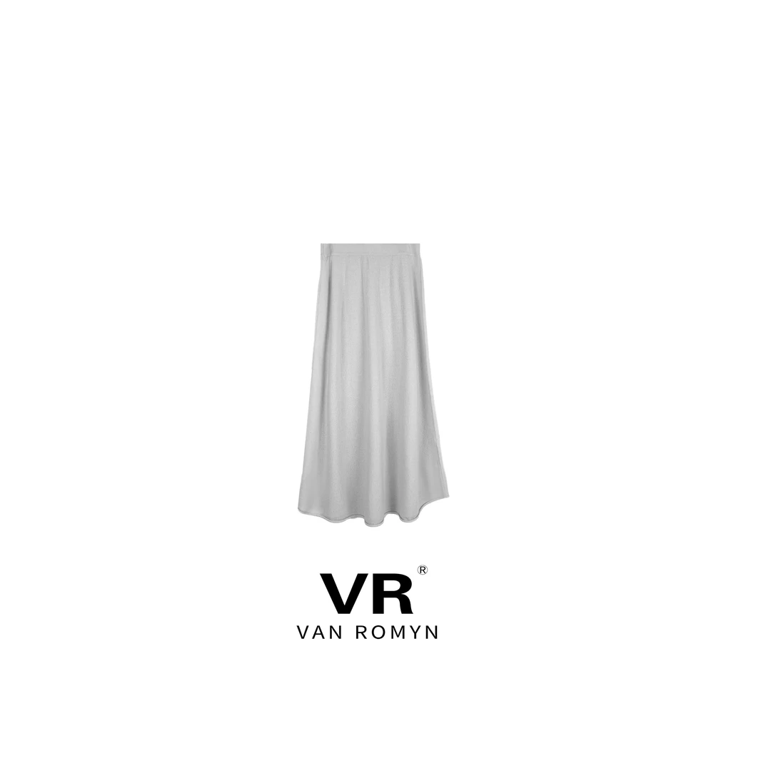 【VR莉娜】 510132/ 2025 新款秋冬 山羊绒+绵羊毛 松紧腰半身裙