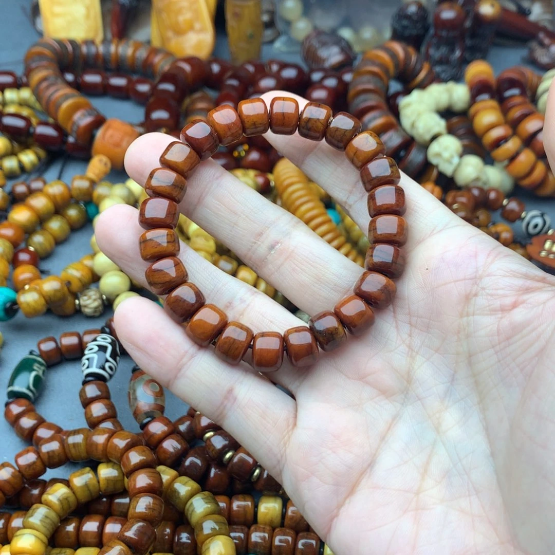 火***果手串/手链牛骨牦牛骨桶珠手串