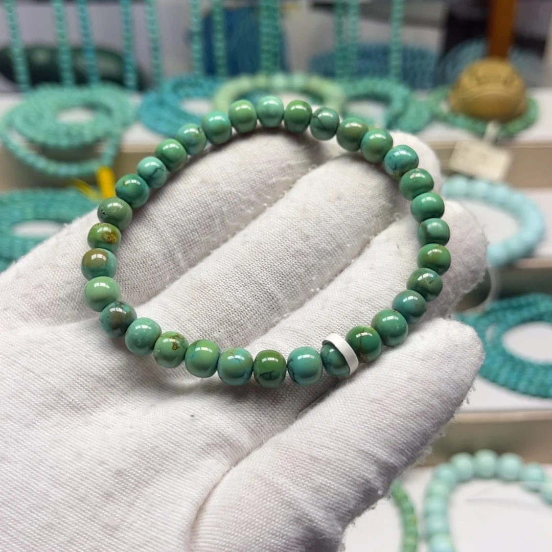 绿松石未镶嵌手链