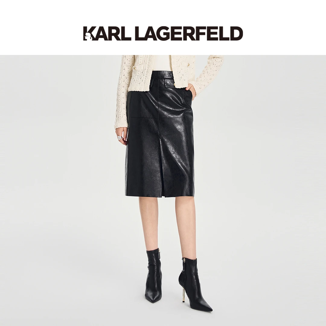 【晨粉专享价】KARLLAGERFELD秋季新款半身裙M26E1212