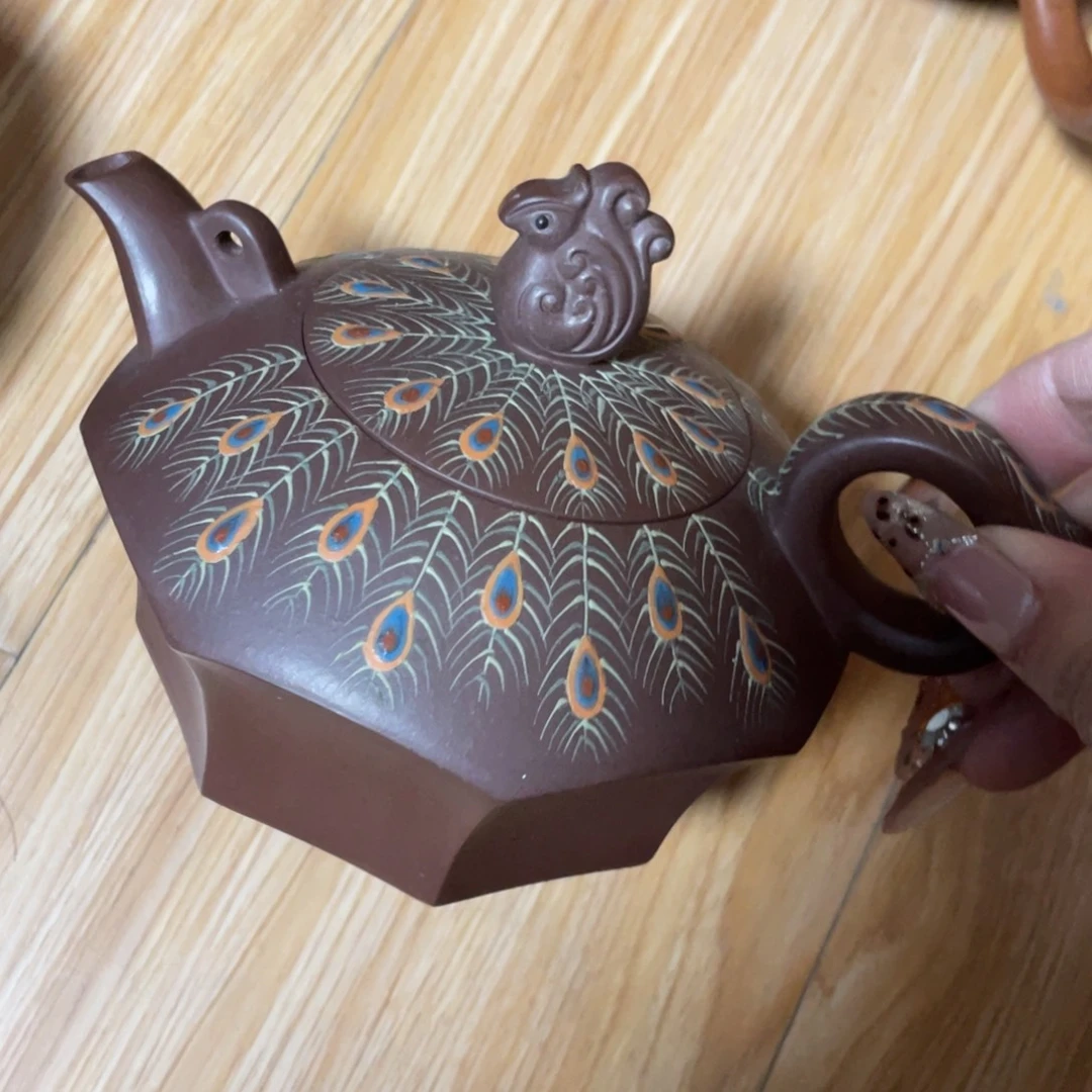 抖***乐茶壶紫砂紫砂艺术作品