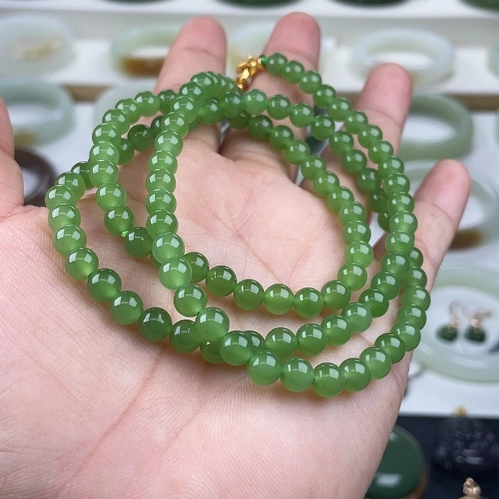 和田玉（碧玉）未镶嵌颈饰