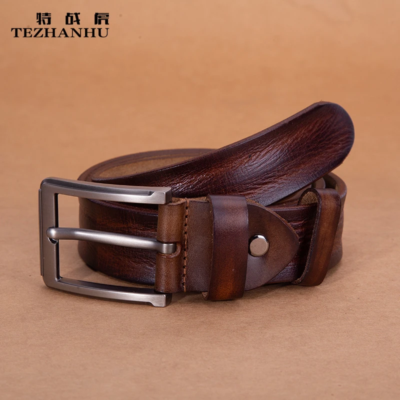 男士皮带层牛皮裤真皮腰带百搭裤腰带植鞣皮带潮流复古礼物厂家