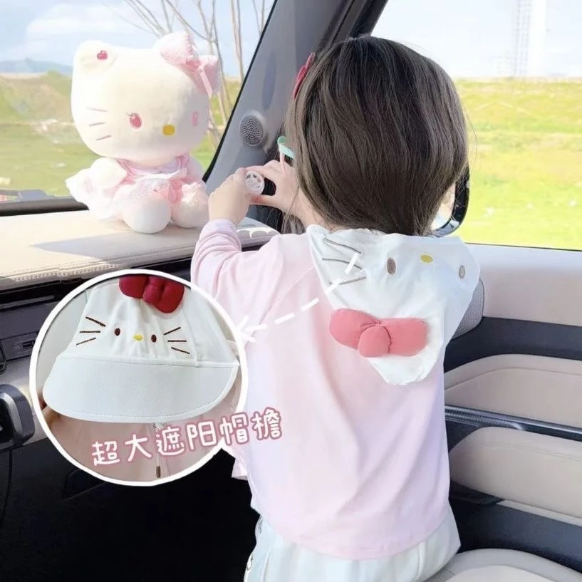 女童小宝宝防晒衣薄款透气儿童紫外线皮肤衣夏季新款冰丝连帽外套