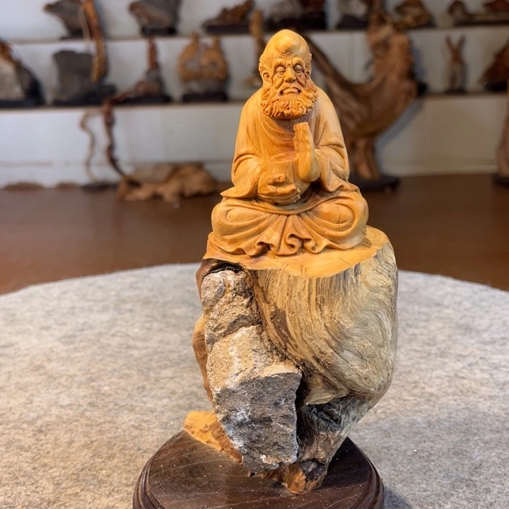 柏木（崖柏）根雕工艺摆件