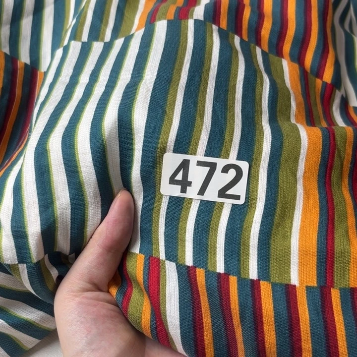 棉混纺472。 条纹2米