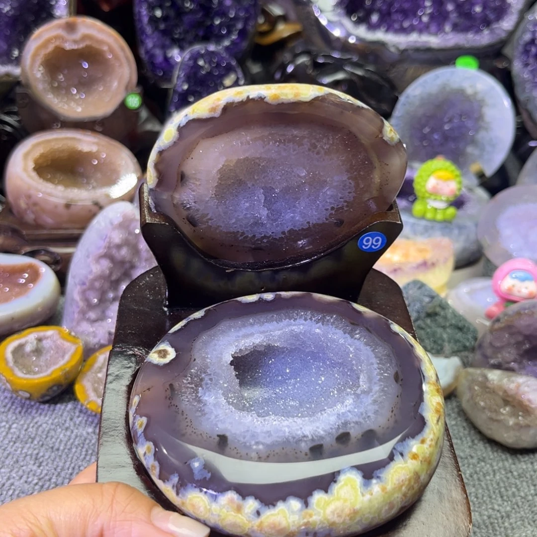 未镶嵌摆件紫晶水晶
