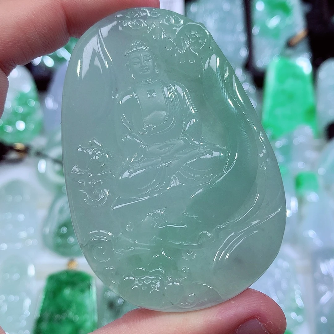 翡翠未镶嵌颈饰缅甸翡翠