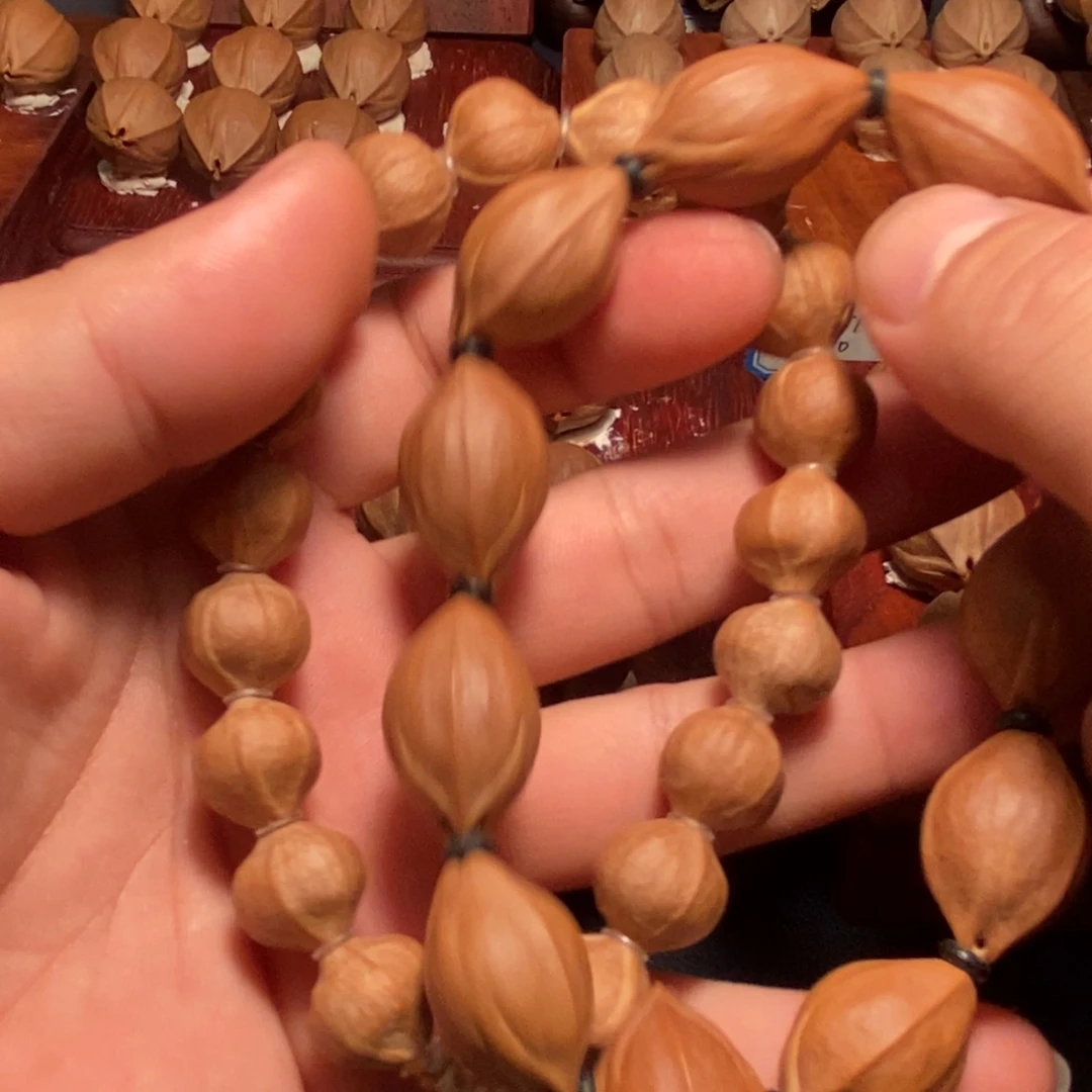 橄榄核手串/手链阿*八1.5三面佛 +1.3蜜桃臀