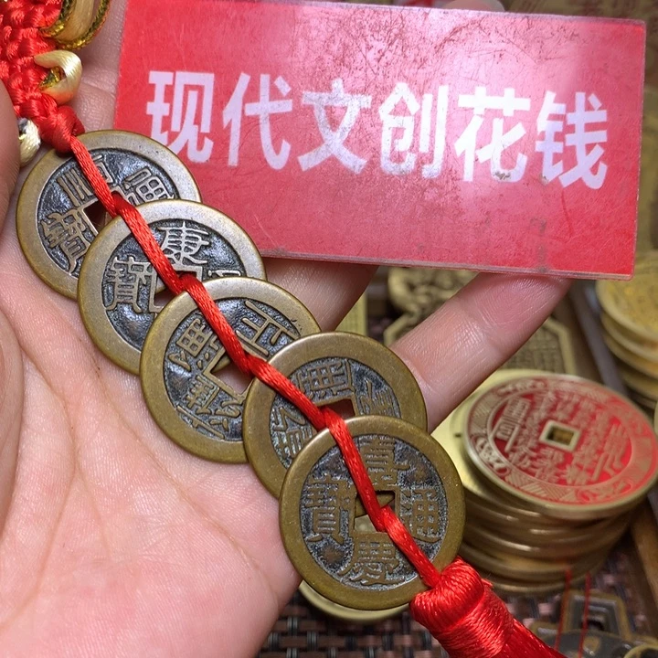 铜现代工艺品翻砂铸造五帝一套