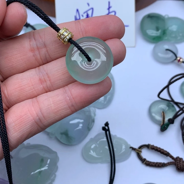 蓝***儿一物一图，平安扣吊坠