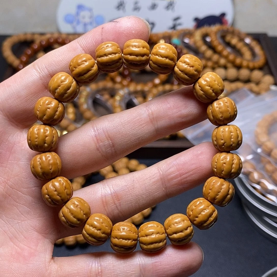 猴头核桃手串蜕*京八棱尺寸11左右全品50号