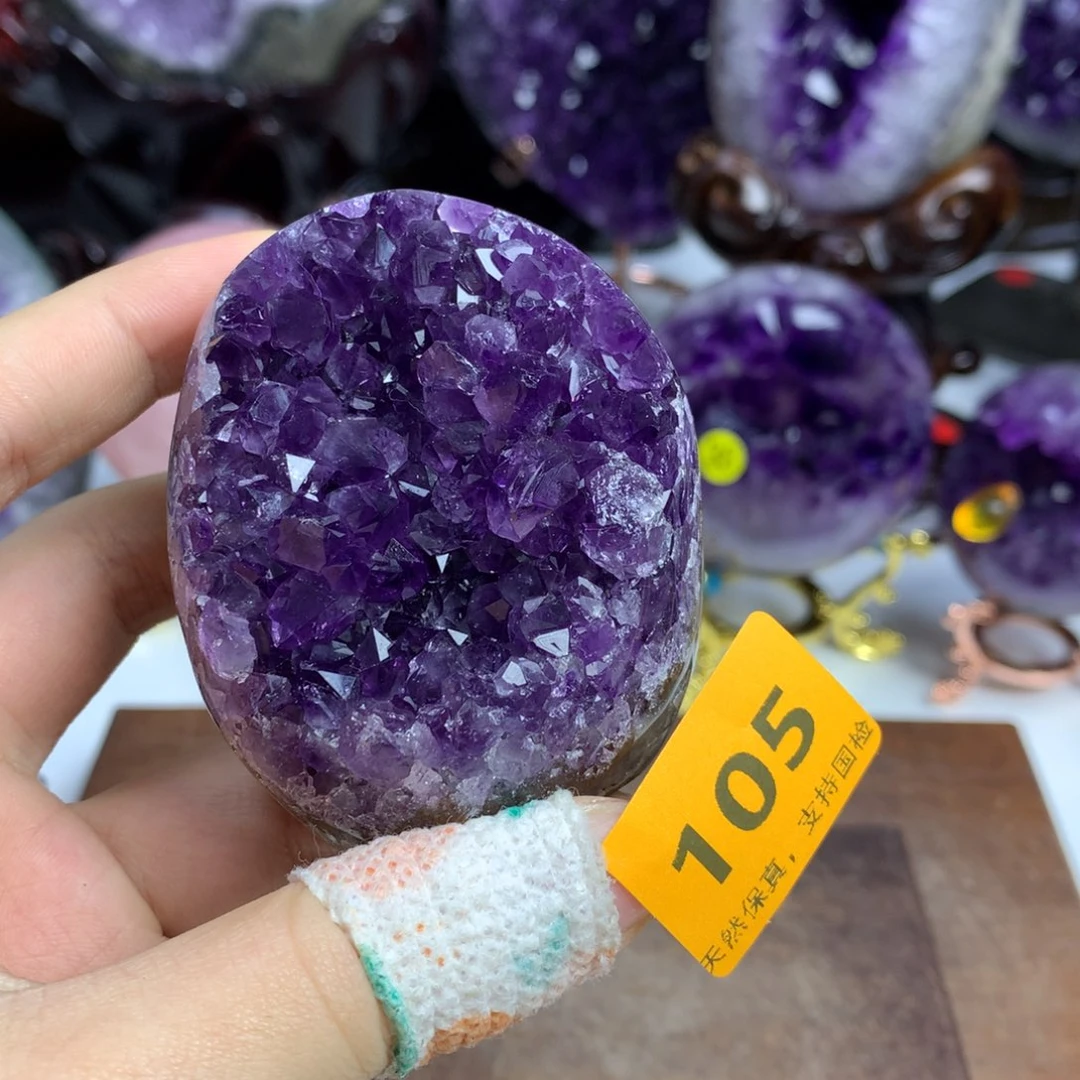 未镶嵌紫晶摆件紫晶