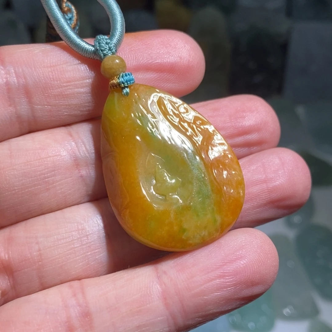 定制翡翠未镶嵌髙*雲缅甸天然翡翠，悟道