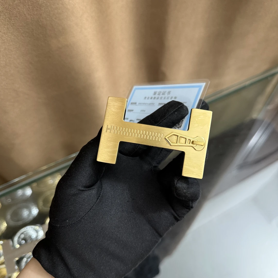 新款皮带扣头工字扣H字母爱马男士腰带扣头3.8配件替换扣高档卡扣