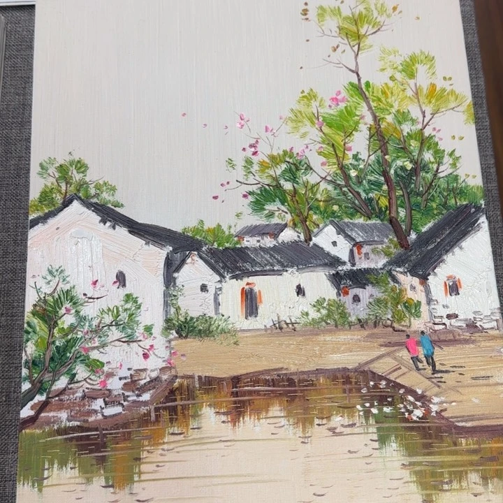 油画在这一刻我觉得自己