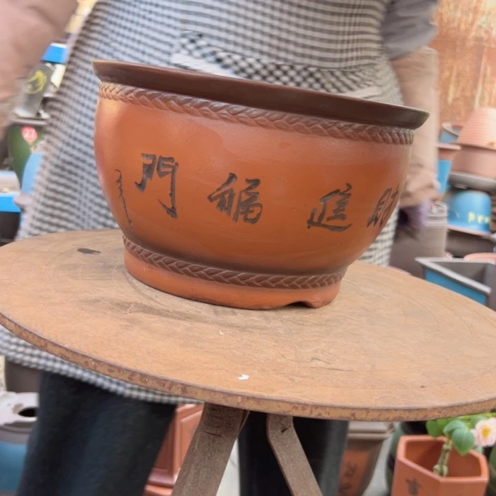 A款财金福门小一个花盆