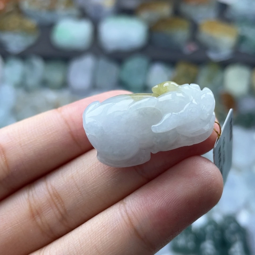颈饰未镶嵌翡翠貔貅