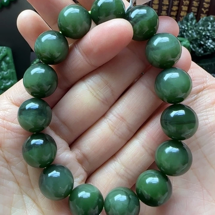 和田玉（碧玉）手串未镶嵌