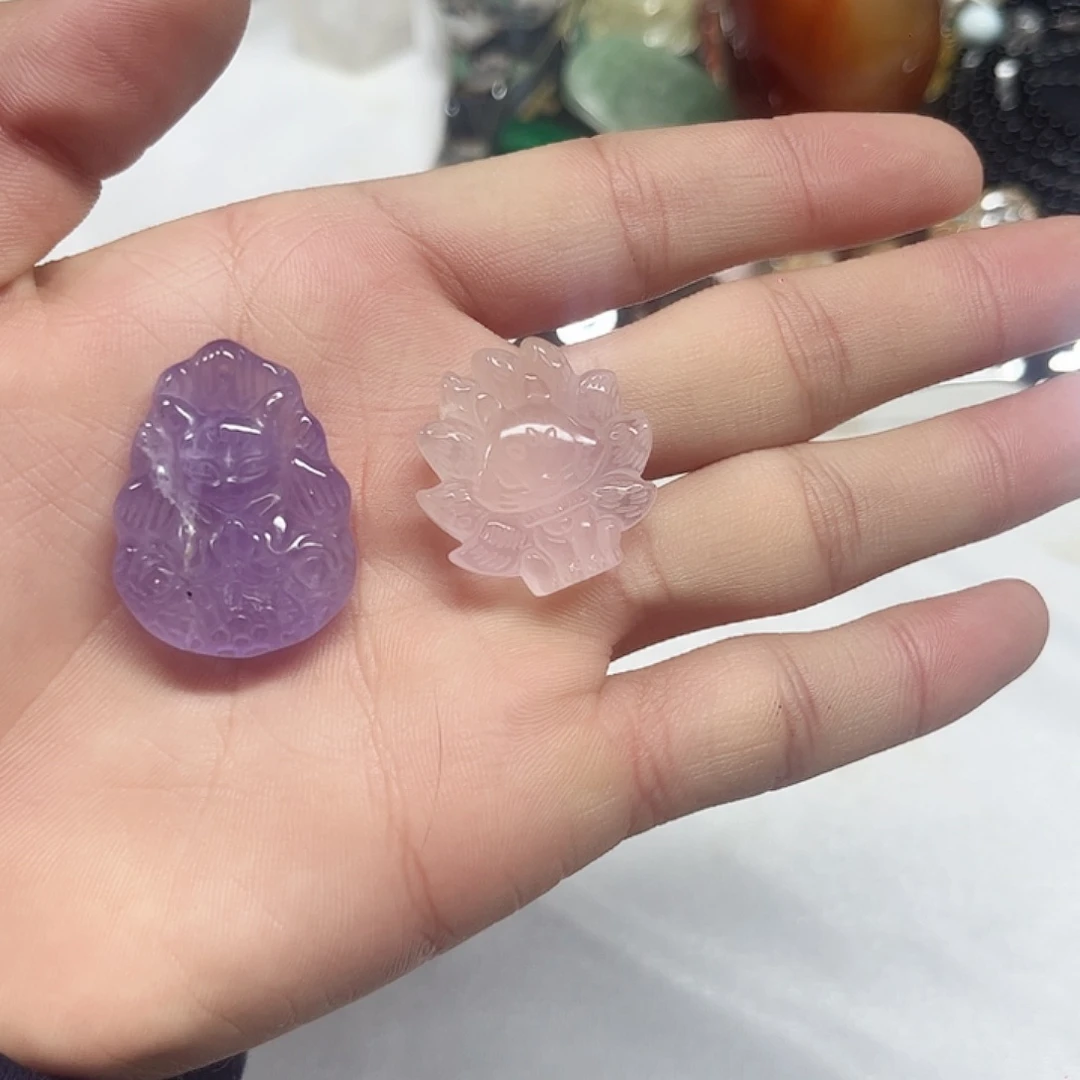 紫晶珠宝半成品未镶嵌
