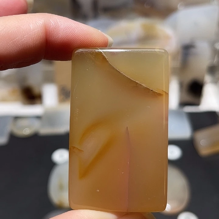 玛瑙/玉髓玉牌未镶嵌