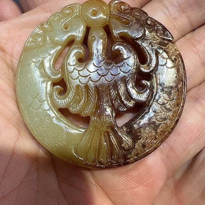 和田玉（糖玉）挂件未镶嵌涠****健