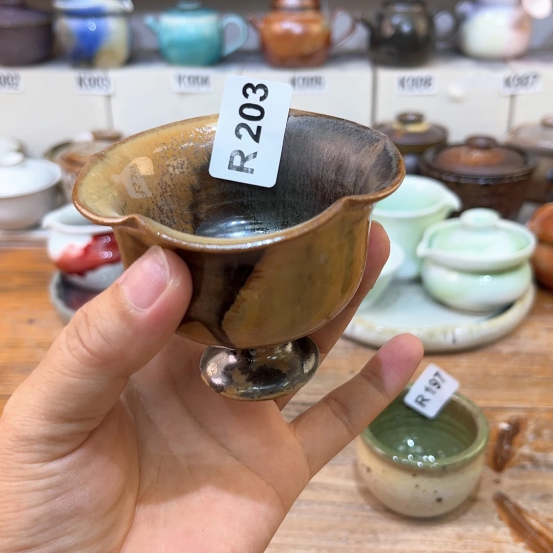 茶杯朱泥陶瓷艺术