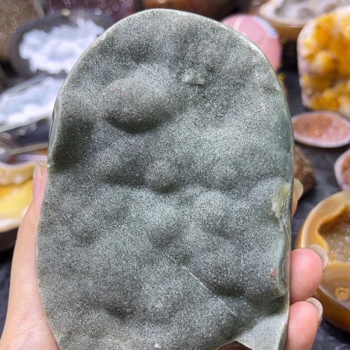 未镶嵌发饰水晶绿软啵啵