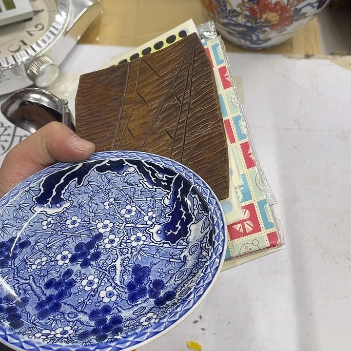 梅***芙摆件老讷精品盘子